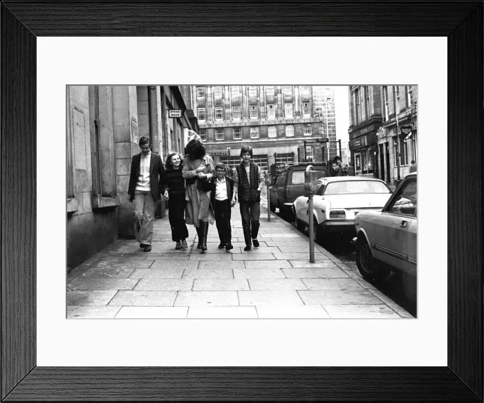 Framed Print : Some of the cast from Watch On The Rhine by the National Theatre Company who are Framed Print : Some of the cast from Watch On The Rhine by the National Theatre Company who are