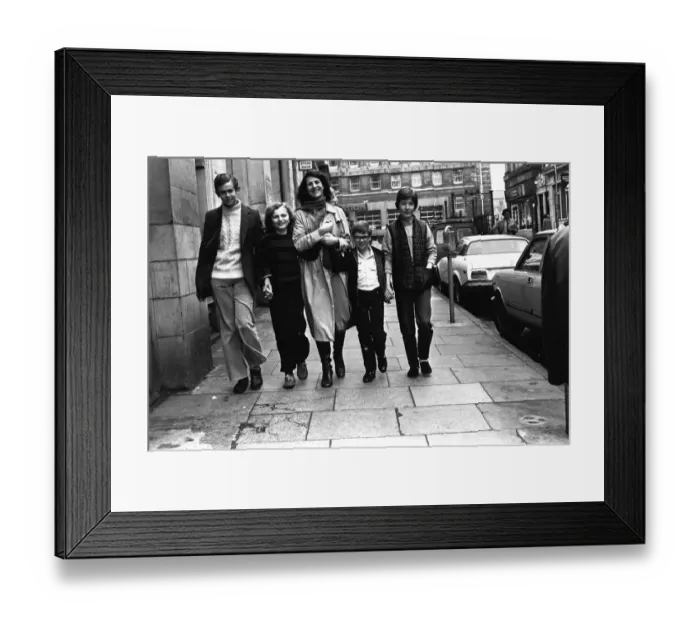 Framed Print : Some of the cast from Watch On The Rhine by the National Theatre Company who are Framed Print : Some of the cast from Watch On The Rhine by the National Theatre Company who are