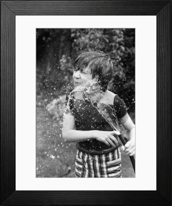 Framed Print : Summer Holiday fun for children playing in the sunshine Framed Print : Summer Holiday fun for children playing in the sunshine