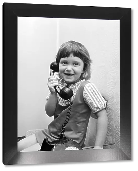 Six year old Jayne Myers receives her weekly phone call from Five year old boyfriend