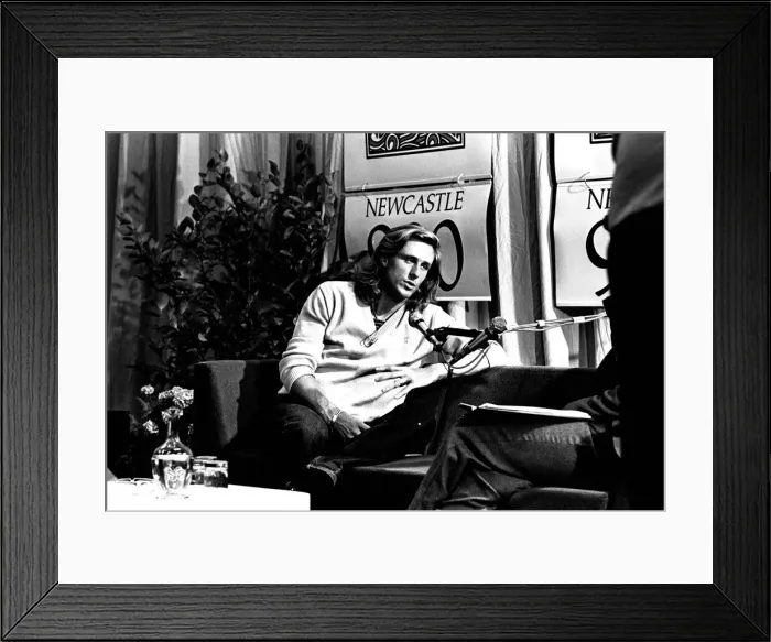 Framed Print : Tennis star Bjorn Borg at Eldon Square Shopping Centre, Newcastle on 14th June 1980 Framed Print : Tennis star Bjorn Borg at Eldon Square Shopping Centre, Newcastle on 14th June 1980