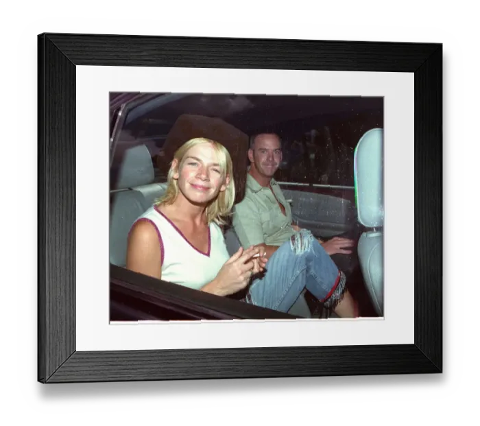 Framed Print : ZOE BALL WITH NEW HUSBAND NORMAN COOK AUGUST 1999 HEADING FOR THEIR WEDDING FATBOY SLIM Framed Print : ZOE BALL WITH NEW HUSBAND NORMAN COOK AUGUST 1999 HEADING FOR THEIR WEDDING FATBOY SLIM