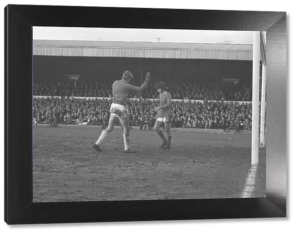 George Best playing for Manchester United v West Bromwich Albion. 18th January 1964