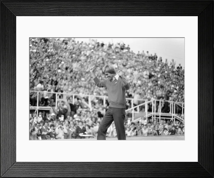 Framed Print : Bill Rogers, 29, from Texas, wins the 1981 Open golf championship at Sandwich, Kent Framed Print : Bill Rogers, 29, from Texas, wins the 1981 Open golf championship at Sandwich, Kent