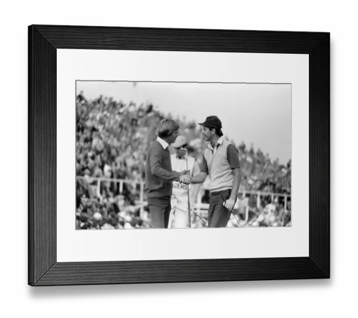 Framed Print : Bill Rogers, 29, from Texas, wins the 1981 Open golf championship at Sandwich, Kent Framed Print : Bill Rogers, 29, from Texas, wins the 1981 Open golf championship at Sandwich, Kent