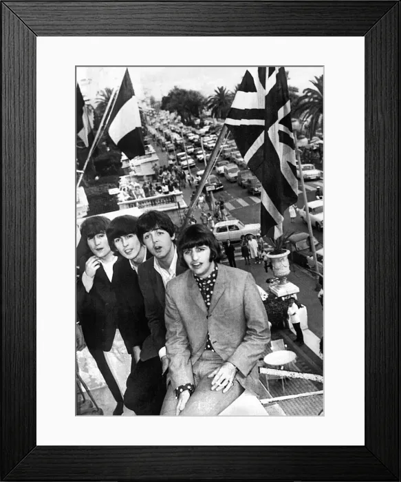 Framed Print : The Beatles arrive in France ahead of concert at the Palais des Fetes, Niza, France Framed Print : The Beatles arrive in France ahead of concert at the Palais des Fetes, Niza, France