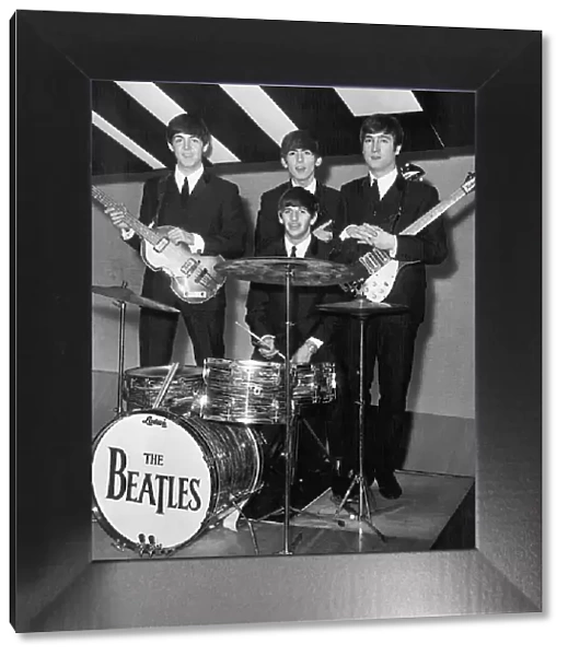 The Beatles 15th December 1963. Paul McCartney, Ringo Starr, George Harrison