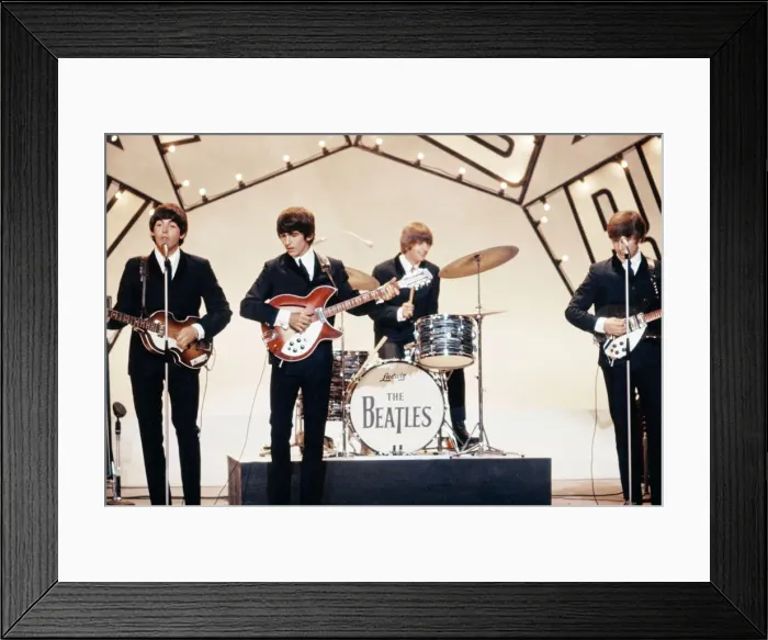 Framed Print : Beatles on stage in Blackpool for their appearnace on the Blackpool Night Out TV show 19 Framed Print : Beatles on stage in Blackpool for their appearnace on the Blackpool Night Out TV show 19