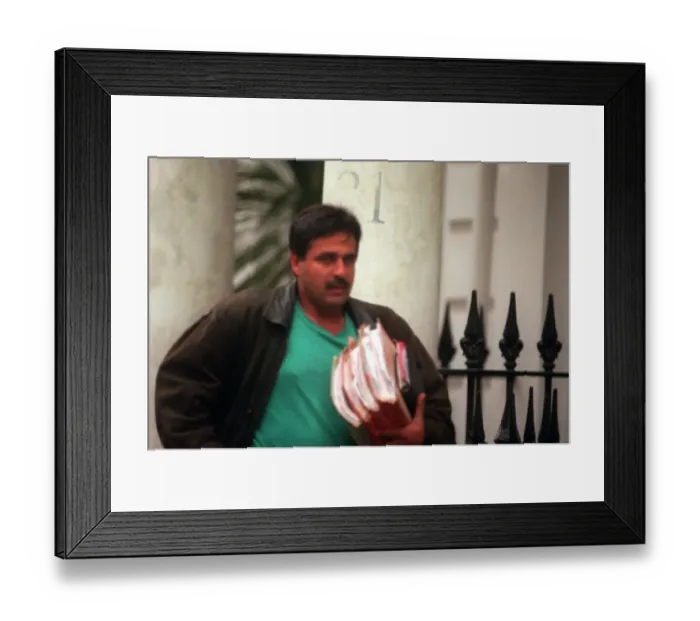 Framed Print : Dr Hasnat Khan January 1996 weby