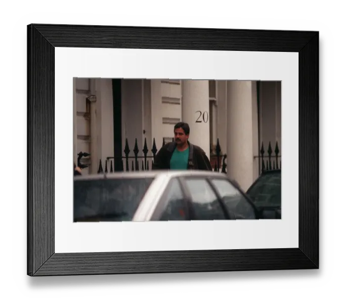 Framed Print : Dr Hasnat Khan January 1996 weby