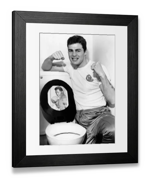 Framed Print : A picture from a series of humurous novelty images taken by Sunday People photographer Framed Print : A picture from a series of humurous novelty images taken by Sunday People photographer