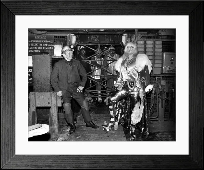 Framed Print : A picture from a series of humurous novelty images taken by Sunday People photographer Framed Print : A picture from a series of humurous novelty images taken by Sunday People photographer
