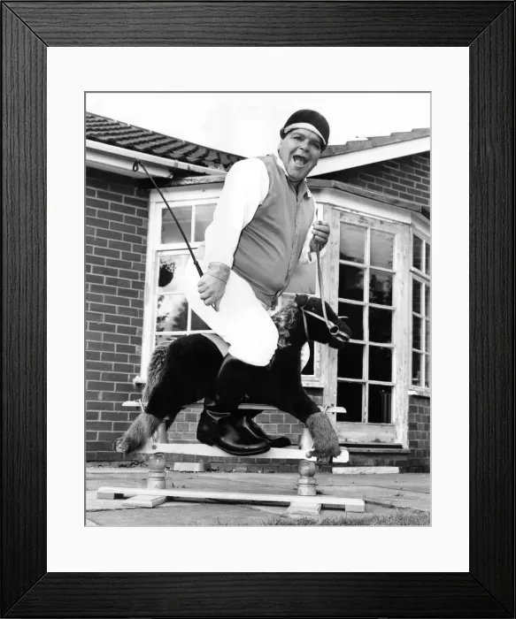 Framed Print : A picture from a series of humurous novelty images taken by Sunday People photographer Framed Print : A picture from a series of humurous novelty images taken by Sunday People photographer