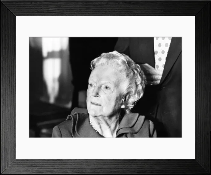 Framed Print : Lady Spencer Churchill celebrates her 89th birthday with a reception at the Banqueting