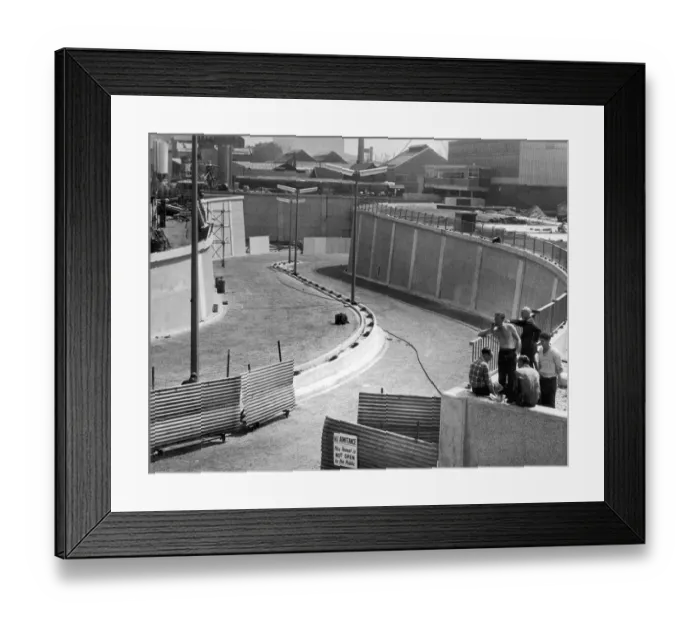 Framed Print : The approach to the new Clyde tunnel on the Whiteinch side Framed Print : The approach to the new Clyde tunnel on the Whiteinch side