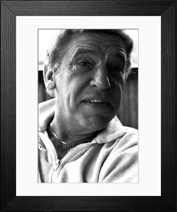 Framed Print : Jazz Drummer Buddy Rich during an interview at the Gosforth Park Hotel in Newcastle
