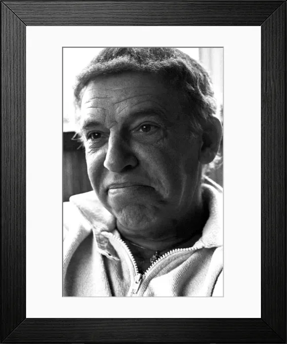 Framed Print : Jazz Drummer Buddy Rich during an interview at the Gosforth Park Hotel in Newcastle