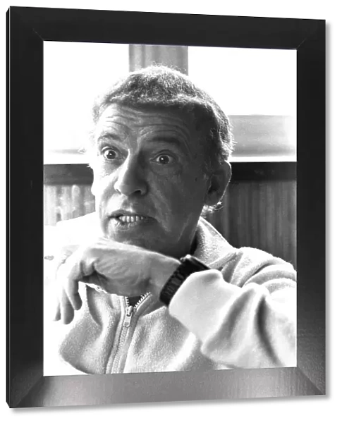 Jazz Drummer Buddy Rich during an interview at the Gosforth Park Hotel in Newcastle