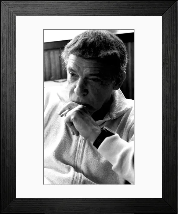 Framed Print : Jazz Drummer Buddy Rich during an interview at the Gosforth Park Hotel in Newcastle Framed Print : Jazz Drummer Buddy Rich during an interview at the Gosforth Park Hotel in Newcastle