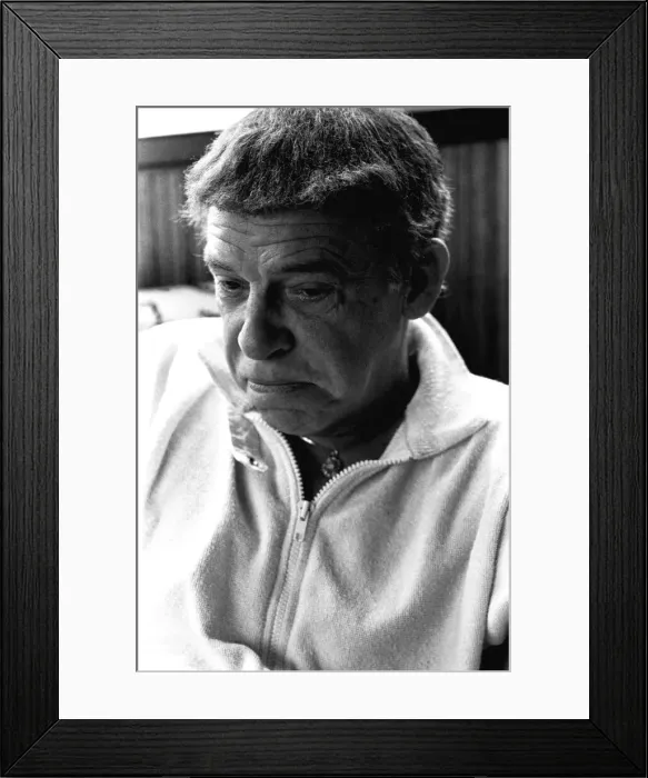 Framed Print : Jazz Drummer Buddy Rich during an interview at the Gosforth Park Hotel in Newcastle Framed Print : Jazz Drummer Buddy Rich during an interview at the Gosforth Park Hotel in Newcastle