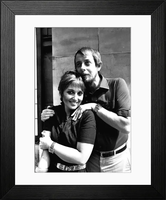 Framed Print : Adrienne Posta and Derek Fowlds at the Theatre Royal, Newcastle where they are appearing Framed Print : Adrienne Posta and Derek Fowlds at the Theatre Royal, Newcastle where they are appearing