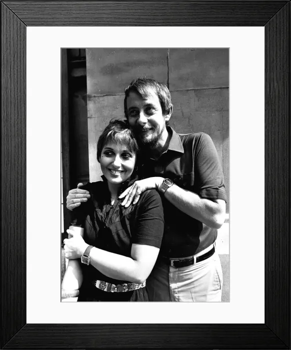 Framed Print : Adrienne Posta and Derek Fowlds at the Theatre Royal, Newcastle where they are appearing Framed Print : Adrienne Posta and Derek Fowlds at the Theatre Royal, Newcastle where they are appearing