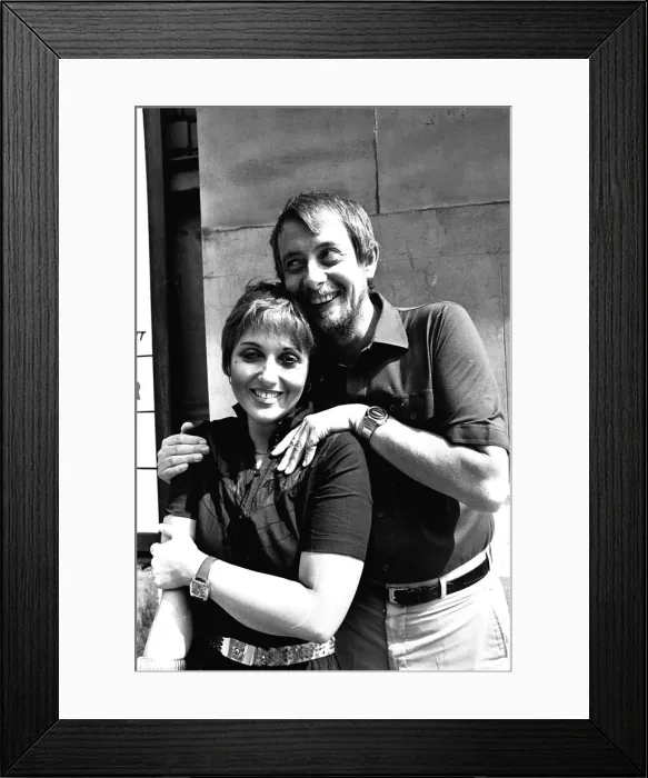 Framed Print : Adrienne Posta and Derek Fowlds at the Theatre Royal, Newcastle where they are appearing Framed Print : Adrienne Posta and Derek Fowlds at the Theatre Royal, Newcastle where they are appearing