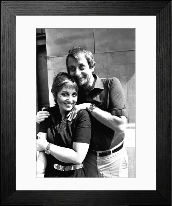 Framed Print : Adrienne Posta and Derek Fowlds at the Theatre Royal, Newcastle where they are appearing Framed Print : Adrienne Posta and Derek Fowlds at the Theatre Royal, Newcastle where they are appearing