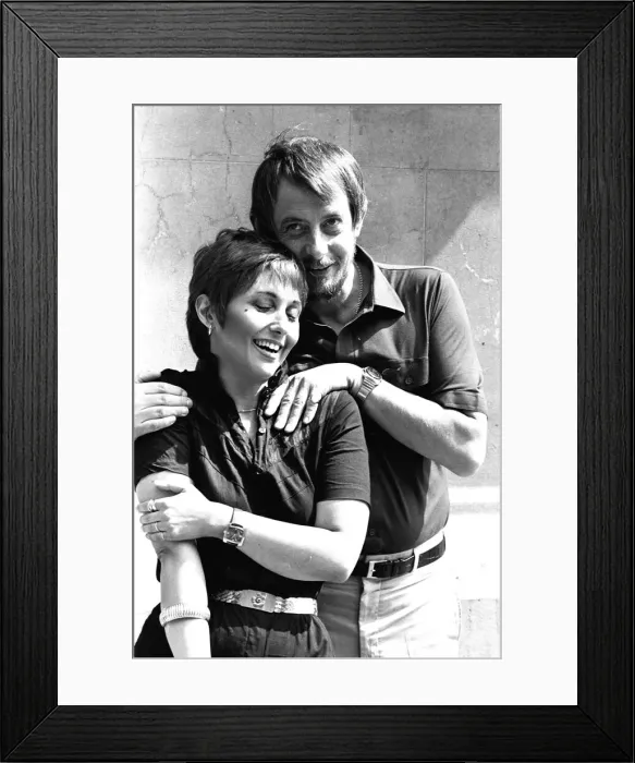 Framed Print : Adrienne Posta and Derek Fowlds at the Theatre Royal, Newcastle where they are appearing Framed Print : Adrienne Posta and Derek Fowlds at the Theatre Royal, Newcastle where they are appearing