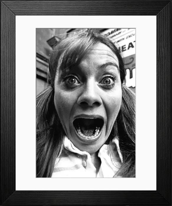 Framed Print : The cast of The Canterbury Tales, performed by the New Vic Theatre at Newcastle