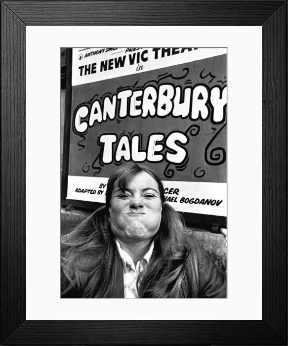 Framed Print : The cast of The Canterbury Tales, performed by the New Vic Theatre at Newcastle Framed Print : The cast of The Canterbury Tales, performed by the New Vic Theatre at Newcastle