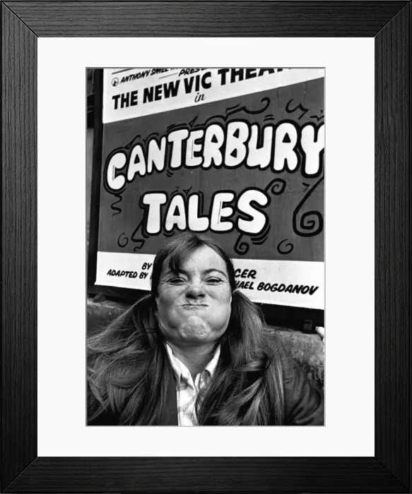Framed Print : The cast of The Canterbury Tales, performed by the New Vic Theatre at Newcastle Framed Print : The cast of The Canterbury Tales, performed by the New Vic Theatre at Newcastle