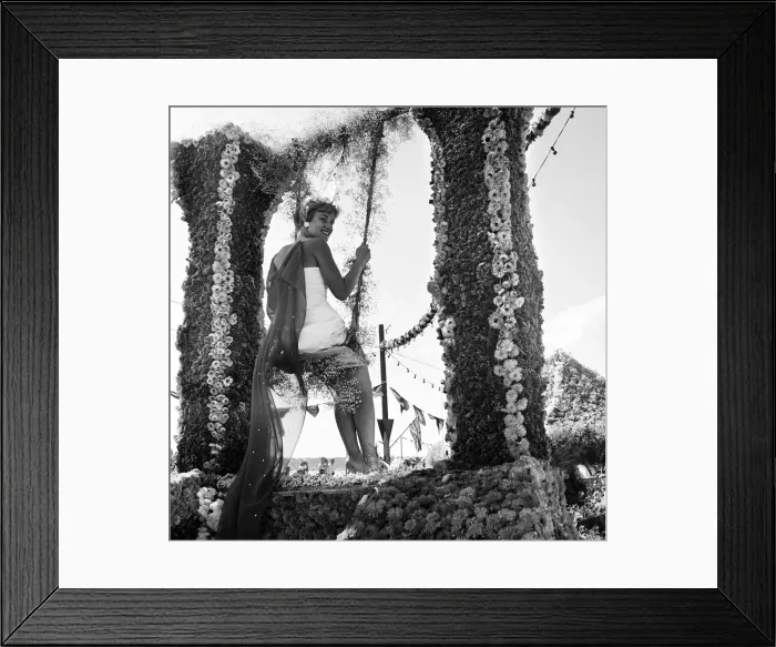 Framed Print : The annual Battle of Flowers carnival held on the Channel Island of Jersey