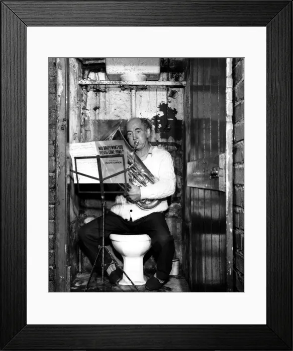 Framed Print : A picture from a series of humurous novelty images taken by Sunday People photographer Framed Print : A picture from a series of humurous novelty images taken by Sunday People photographer