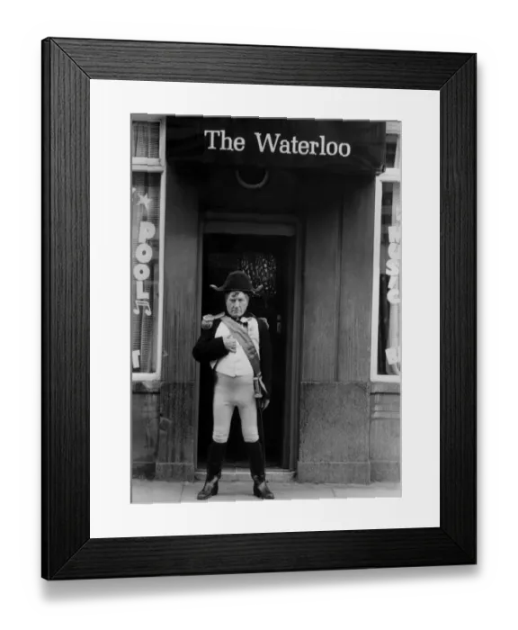 Framed Print : A picture from a series of humurous novelty images taken by Sunday People photographer