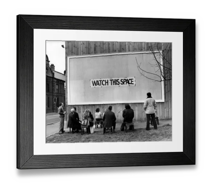 Framed Print : A picture from a series of humurous novelty images taken by Sunday People photographer