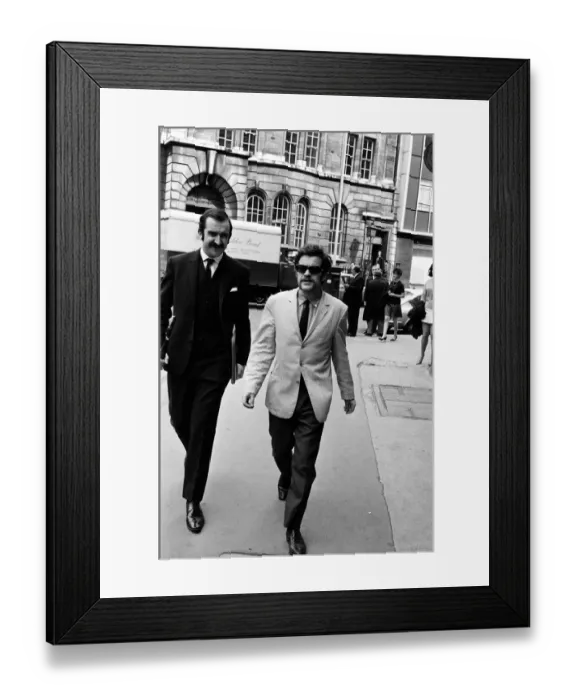 Framed Print : Jazz star Tubby Hayes was arrested by Scotland Yard Drug Squad at his home in Hans Road