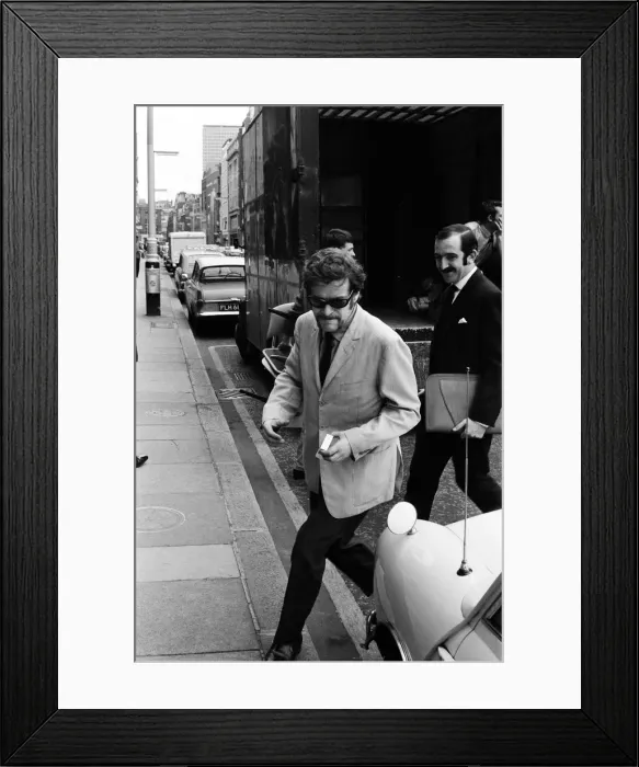 Framed Print : Jazz star Tubby Hayes was arrested by Scotland Yard Drug Squad at his home in Hans Road