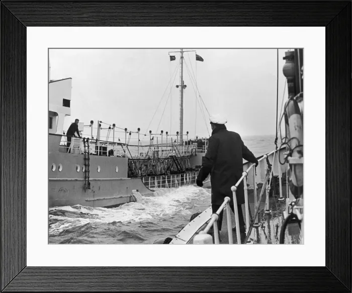 Framed Print : The Tees pilot Alan Lithgow waits his chance to jump aboard a tanker so he can pilot Framed Print : The Tees pilot Alan Lithgow waits his chance to jump aboard a tanker so he can pilot