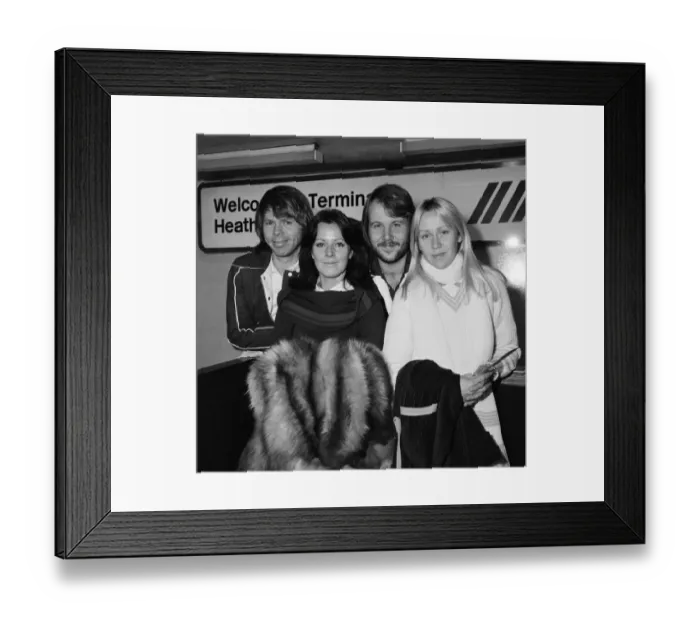 Framed Print : Swedish pop group ABBA consisting of Agnetha Faltskog, Bjorn Ulvaeus Framed Print : Swedish pop group ABBA consisting of Agnetha Faltskog, Bjorn Ulvaeus