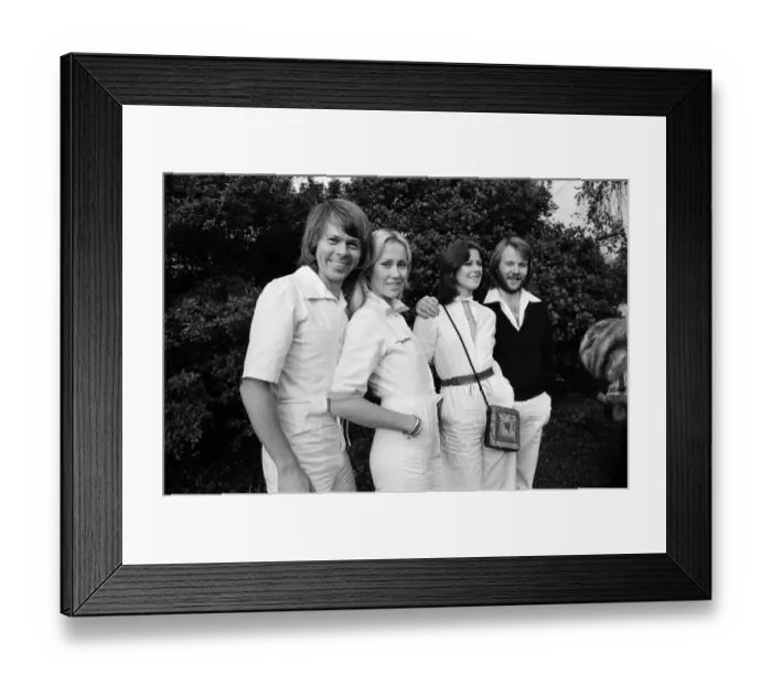Framed Print : Swedish pop group ABBA consisting of Agnetha Faltskog, Bjorn Ulvaeus Framed Print : Swedish pop group ABBA consisting of Agnetha Faltskog, Bjorn Ulvaeus