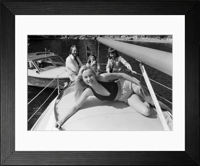 Framed Print : Swedish pop group ABBA consisting of Agnetha Faltskog, Bjorn Ulvaeus Framed Print : Swedish pop group ABBA consisting of Agnetha Faltskog, Bjorn Ulvaeus
