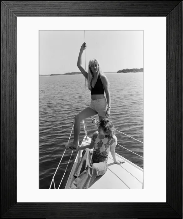 Framed Print : Swedish pop group ABBA consisting of Agnetha Faltskog, Bjorn Ulvaeus Framed Print : Swedish pop group ABBA consisting of Agnetha Faltskog, Bjorn Ulvaeus