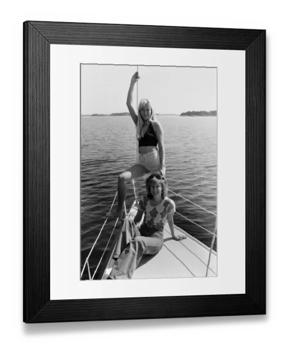 Framed Print : Swedish pop group ABBA consisting of Agnetha Faltskog, Bjorn Ulvaeus Framed Print : Swedish pop group ABBA consisting of Agnetha Faltskog, Bjorn Ulvaeus