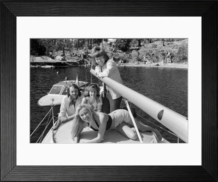 Framed Print : Swedish pop group ABBA consisting of Agnetha Faltskog, Bjorn Ulvaeus Framed Print : Swedish pop group ABBA consisting of Agnetha Faltskog, Bjorn Ulvaeus