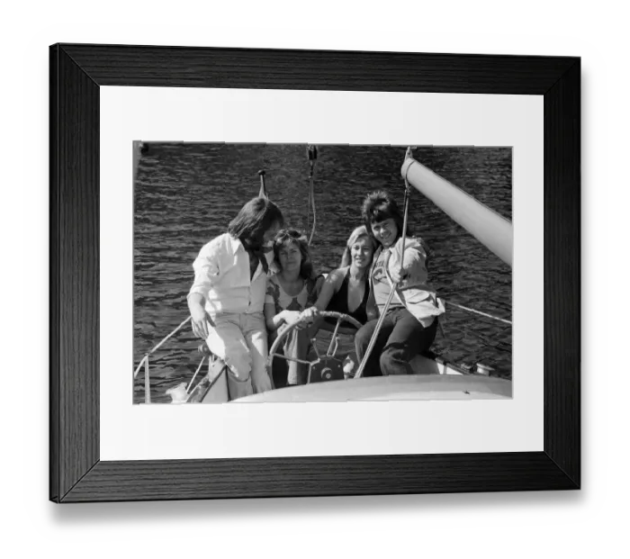 Framed Print : Swedish pop group ABBA consisting of Agnetha Faltskog, Bjorn Ulvaeus Framed Print : Swedish pop group ABBA consisting of Agnetha Faltskog, Bjorn Ulvaeus