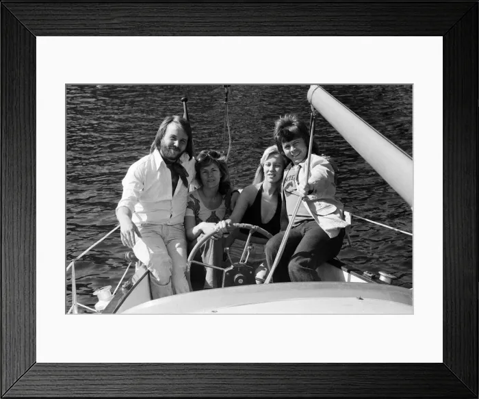 Framed Print : Swedish pop group ABBA consisting of Agnetha Faltskog, Bjorn Ulvaeus Framed Print : Swedish pop group ABBA consisting of Agnetha Faltskog, Bjorn Ulvaeus