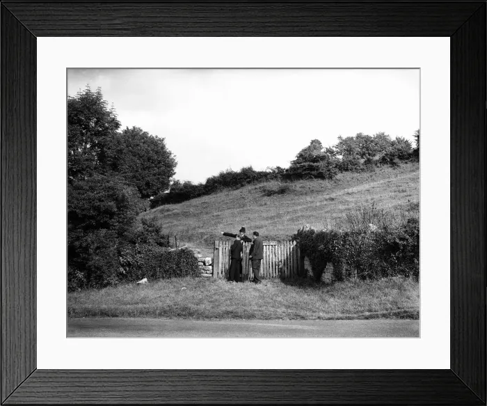 Framed Print : View looking across to Bloomfield Tump, Bath, 9th August 1951