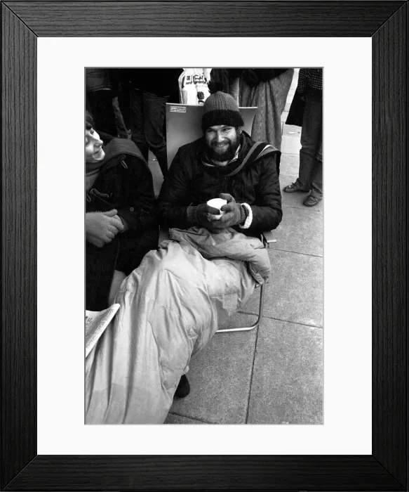 Framed Print : Elton John fans spent the night in sub-zero temperatures to make sure of getting tickets