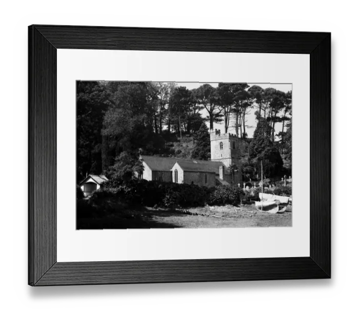 Framed Print : The 13th century St Just in Roseland Church, in St Just in Roseland, Cornwall Framed Print : The 13th century St Just in Roseland Church, in St Just in Roseland, Cornwall